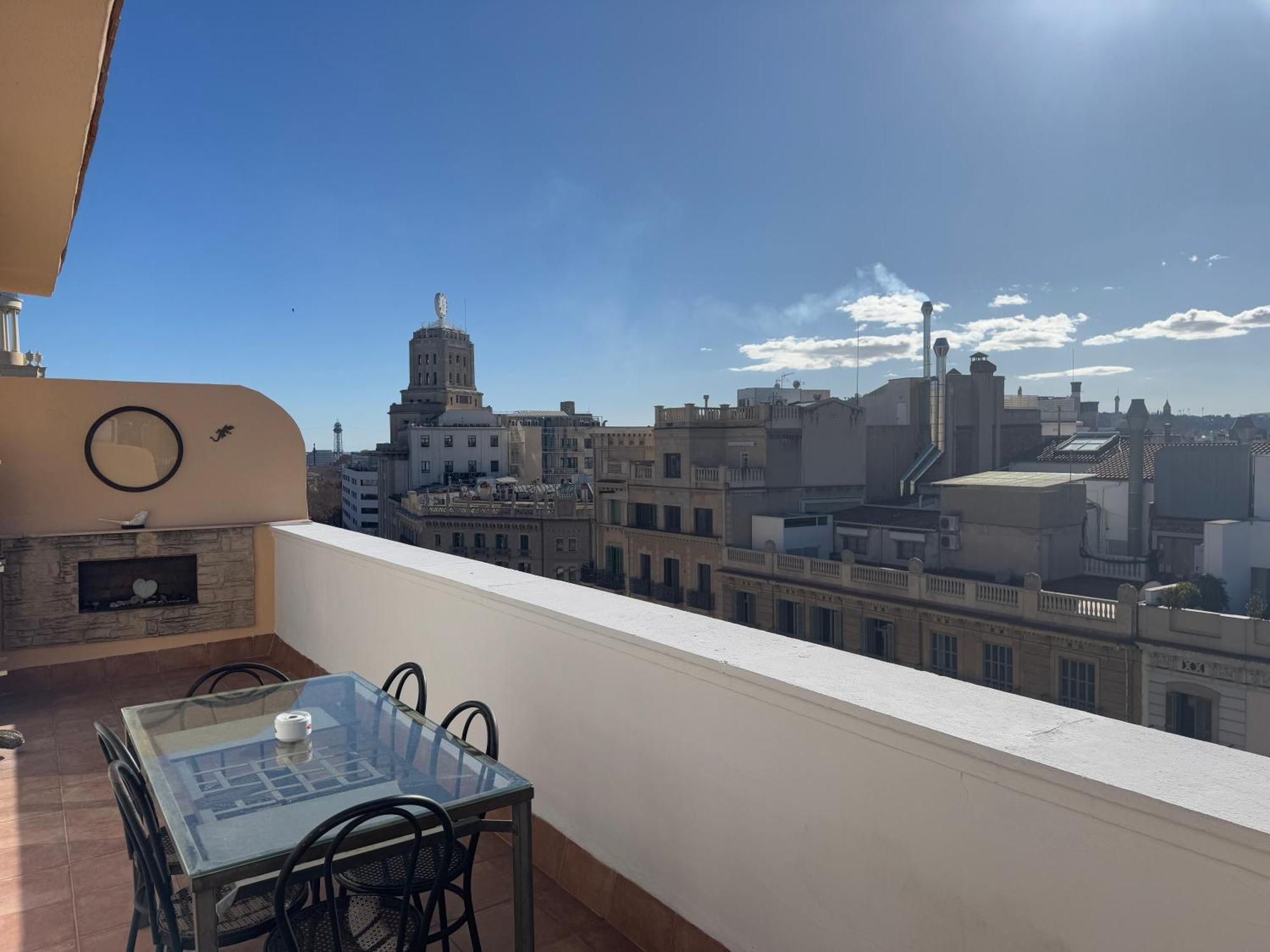 Ferienwohnung Rambla Cat - Penthouse With Terrace Barcelona Exterior foto